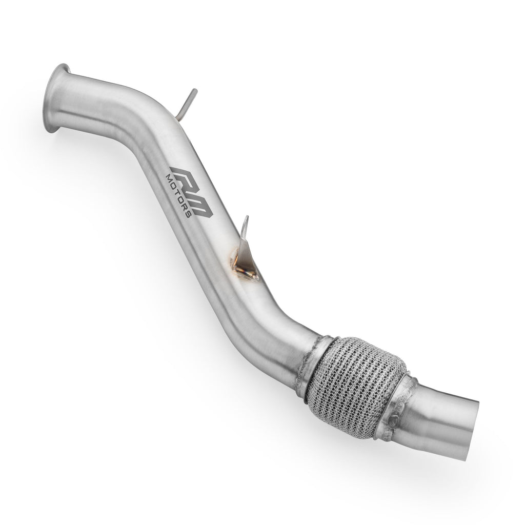 Downpipe sportivo BMW Serie 3 E90, E91, E92, E93 316d, 318d, 320d N47 in acciaio inox