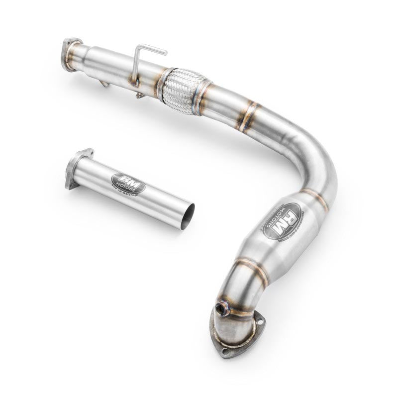 Downpipe sportivo Saab 9-3 Mk2 2.0 T B207 in acciaio inox 76mm