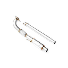 Load image into Gallery viewer, Downpipe sportivo Volkswagen Scirocco, Scirocco R Mk3 2.0 TSI in acciaio inox 76mm