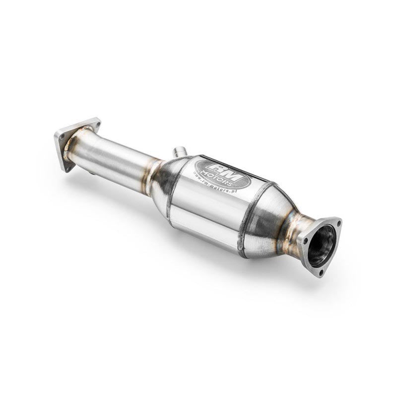 Downpipe con catalizzatore sportivo Audi A6 C6 Avant 2.0 TDI in acciaio inox 63,5mm