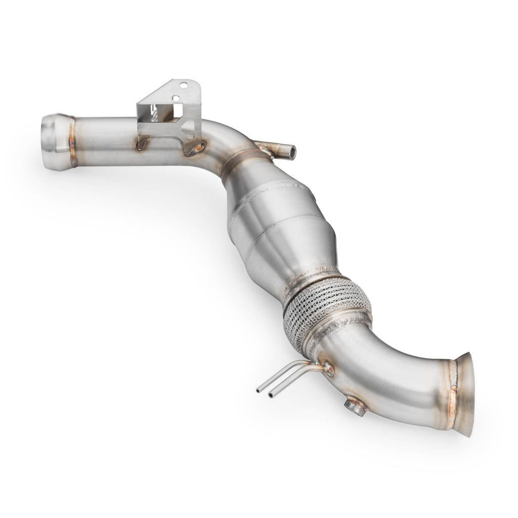 Downpipe sportivo Mercedes-Benz Classe C W204 S204 220CDI EURO 4 in acciaio inox 63,5mm