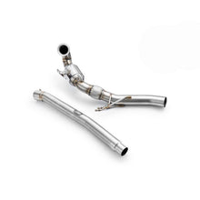 Load image into Gallery viewer, Downpipe sportivo Volkswagen Golf VII 1.8 TSI in acciaio inox 76mm