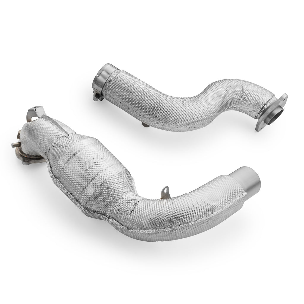 Downpipe sportivo Mercedes-Benz Classe A 35 AMG A35 GPF W177 4MATIC in acciaio inox 76mm