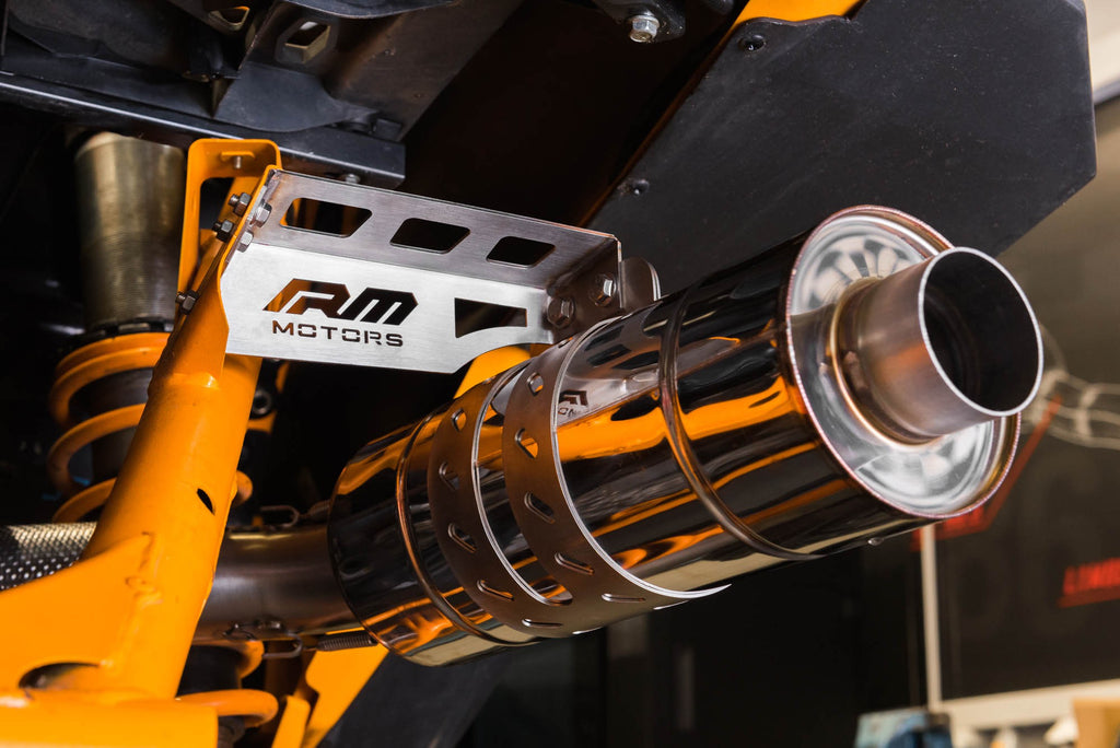 Downpipe con silenziatore Can-Am Am Maverick X3 Turbo sports exhaust in acciaio inox