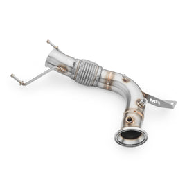 Downpipe sportivo Mini Cooper S F56 LCI JCW B48D in acciaio inox 76mm