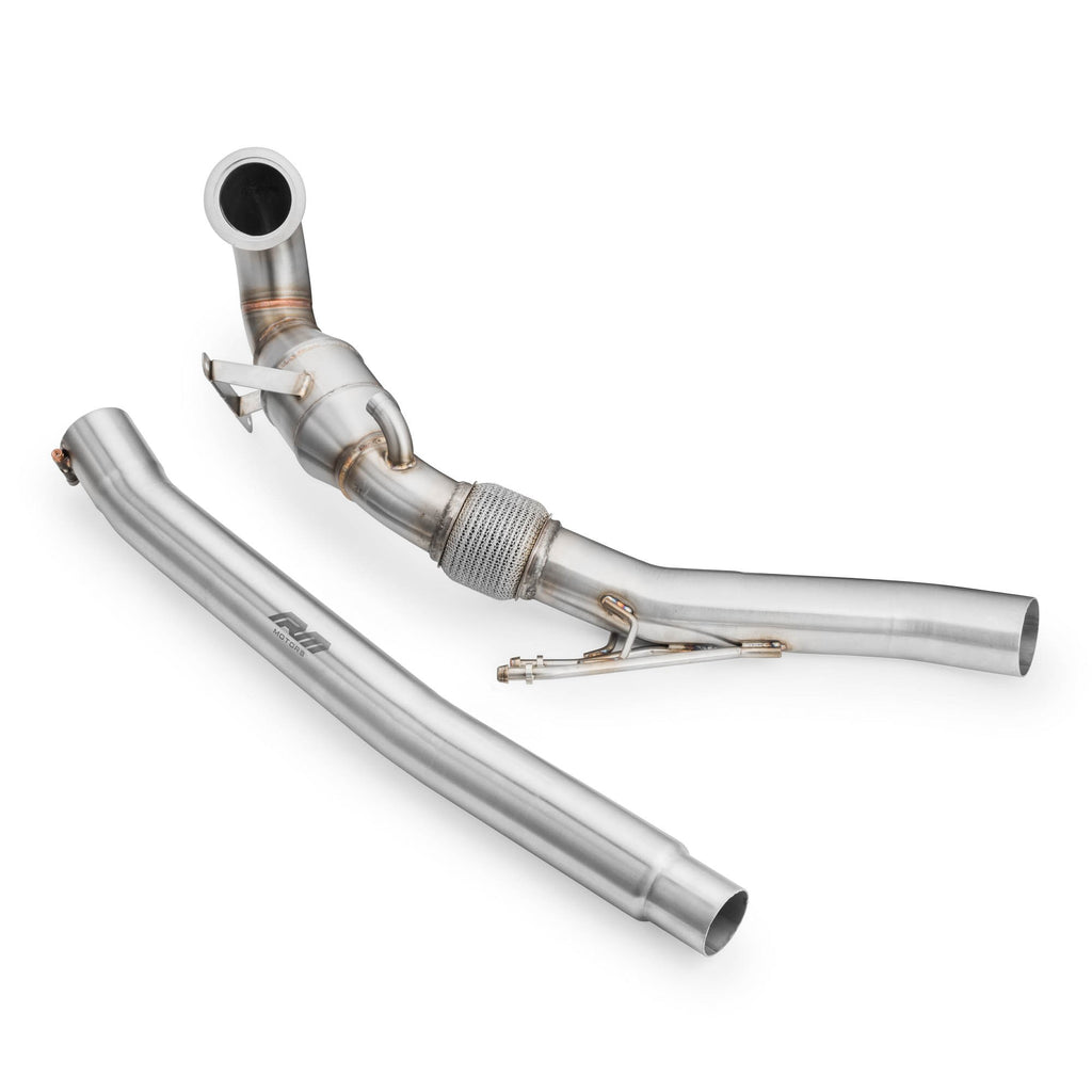 Downpipe sportivo Volkswagen Golf VII R 2.0 TSI in acciaio inox 76mm