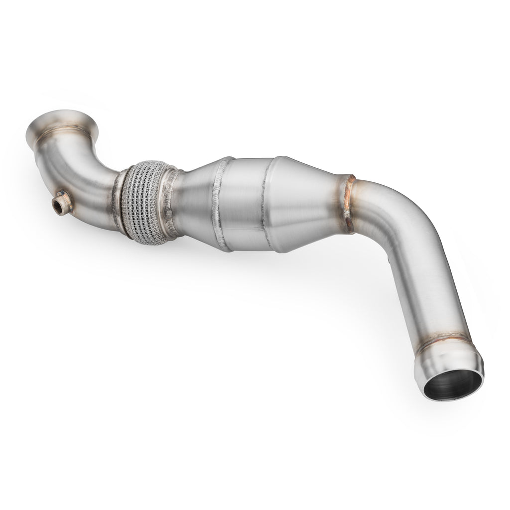 Downpipe sportivo Mercedes-Benz Classe C W204 S204 220CDI EURO 5 in acciaio inox 63,5mm