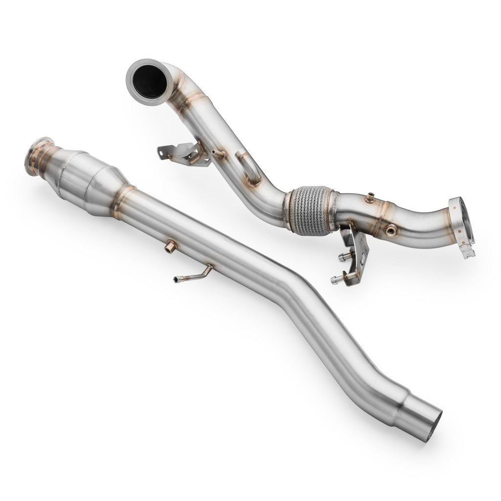 Downpipe sportivo Skoda Superb 2.0 TSI OPF/GPF in acciaio inox 76mm