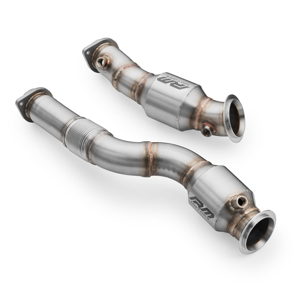 Downpipe con catalizzatore sportivo BMW Serie M3, Serie M4 in acciaio inox 76mm