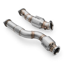 Carica l'immagine nel visualizzatore di Gallery, Downpipe con catalizzatore sportivo BMW Serie M3, Serie M4 in acciaio inox 76mm