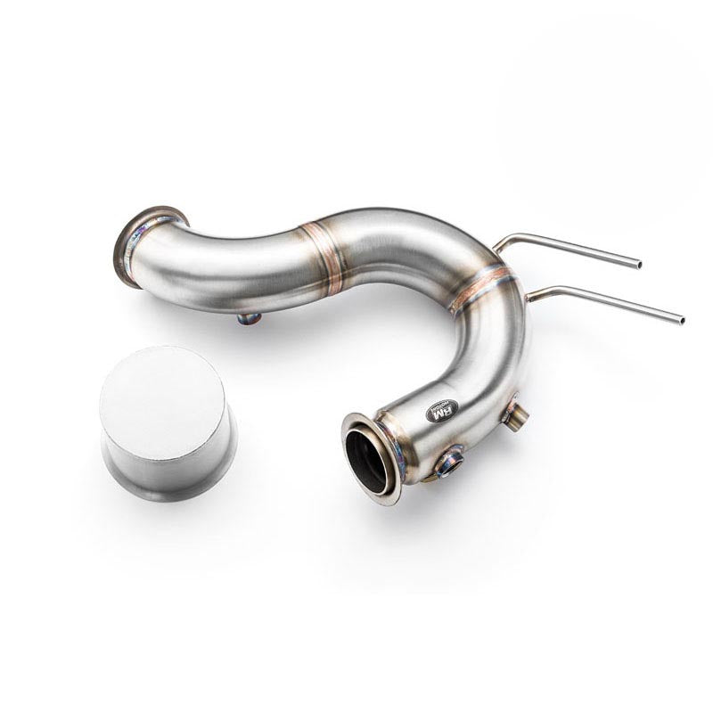 Downpipe sportivo Volkswagen Passat B8 1.6, 2.0 TDI in acciaio inox 63,5mm