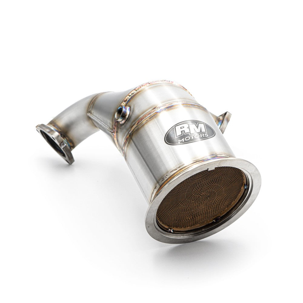 Downpipe con catalizzatore sportivo Audi S4 B9, S5 8W6 in acciaio inox