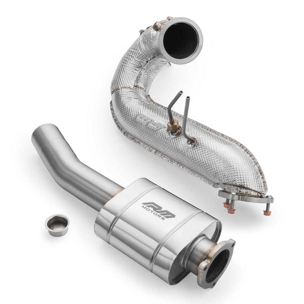 Kit downpipe sportivo Audi A4 S4 / Avant Quattro / Avant 3.0 TDI in acciaio inox 76mm