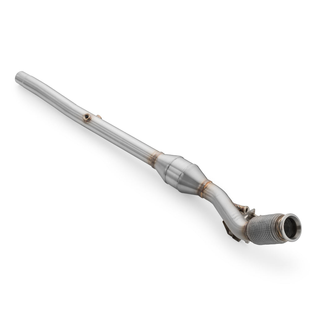 Downpipe con GPF delete Volkswagen Golf R in acciaio inox 76mm