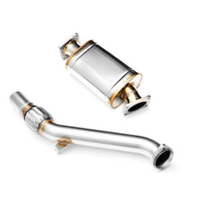 Carica l'immagine nel visualizzatore di Gallery, Downpipe sportivo BMW Serie 5 E60, E61 525d, 530d M57N in acciaio inox 63,5mm
