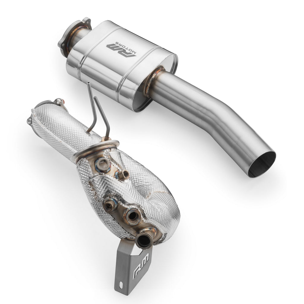 Kit downpipe sportivo Audi A7 Sportback 3.0 TDI in acciaio inox 76mm