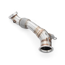 Carica l'immagine nel visualizzatore di Gallery, Downpipe sportivo Toyota Yaris GR 1.6 in acciaio inox 76mm