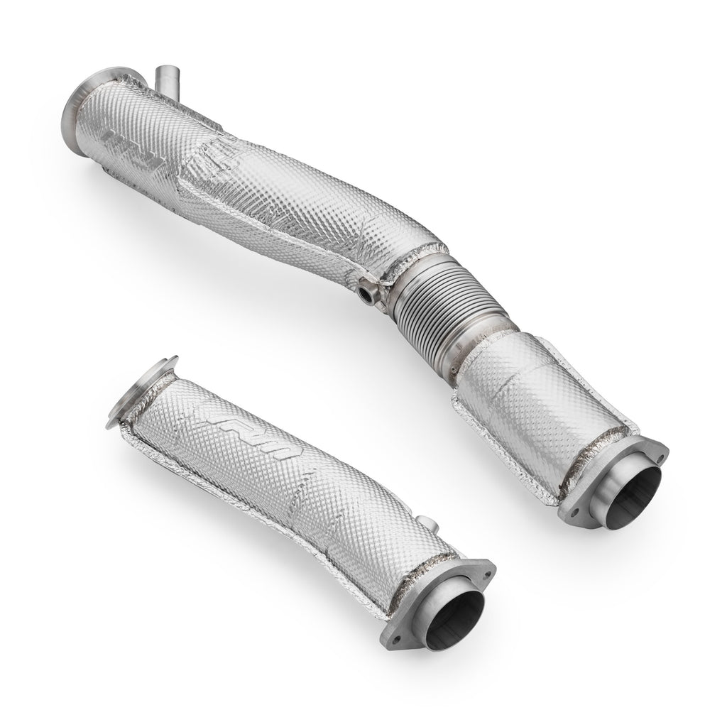 Downpipe con catalizzatore sportivo BMW Serie M3, Serie M4 in acciaio inox 76mm