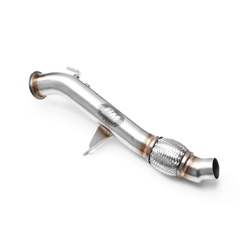 Downpipe sportivo BMW Serie 1 E87 118d, 120d M47N2 in acciaio inox 63,5mm