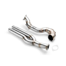 Carica l'immagine nel visualizzatore di Gallery, Downpipe sportivo Audi RS3 8V 2.5 TFSI in acciaio inox 76mm
