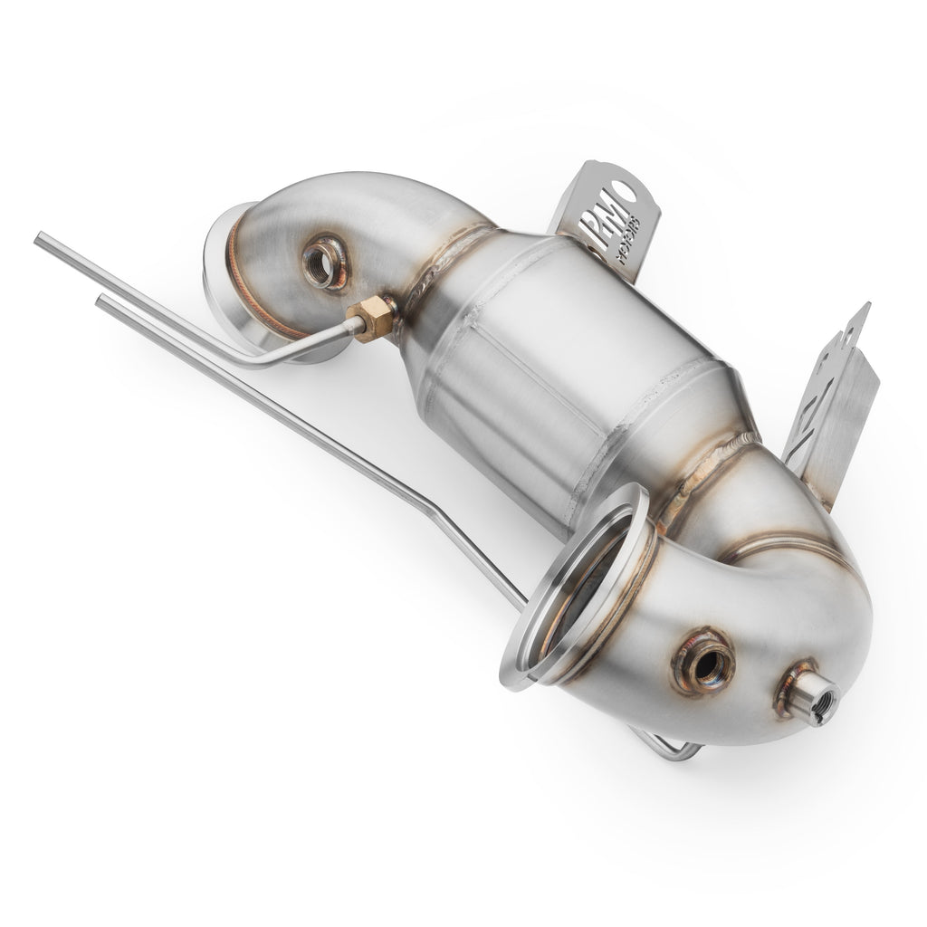 Downpipe sportivo Mercedes-Benz AMG CLA 45 in acciaio inox 88,9mm
