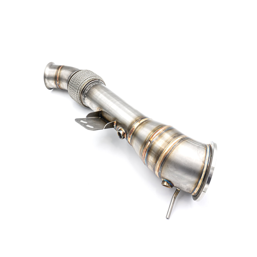 Downpipe sportivo BMW G06 X6 M40iX B58 in acciaio inox 80mm