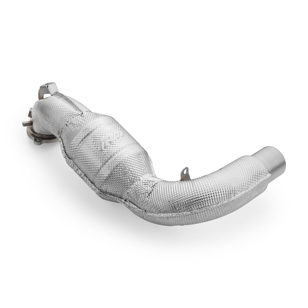 Downpipe sportivo Mercedes-Benz Classe A 35 AMG A35 GPF W177 4MATIC in acciaio inox 76mm