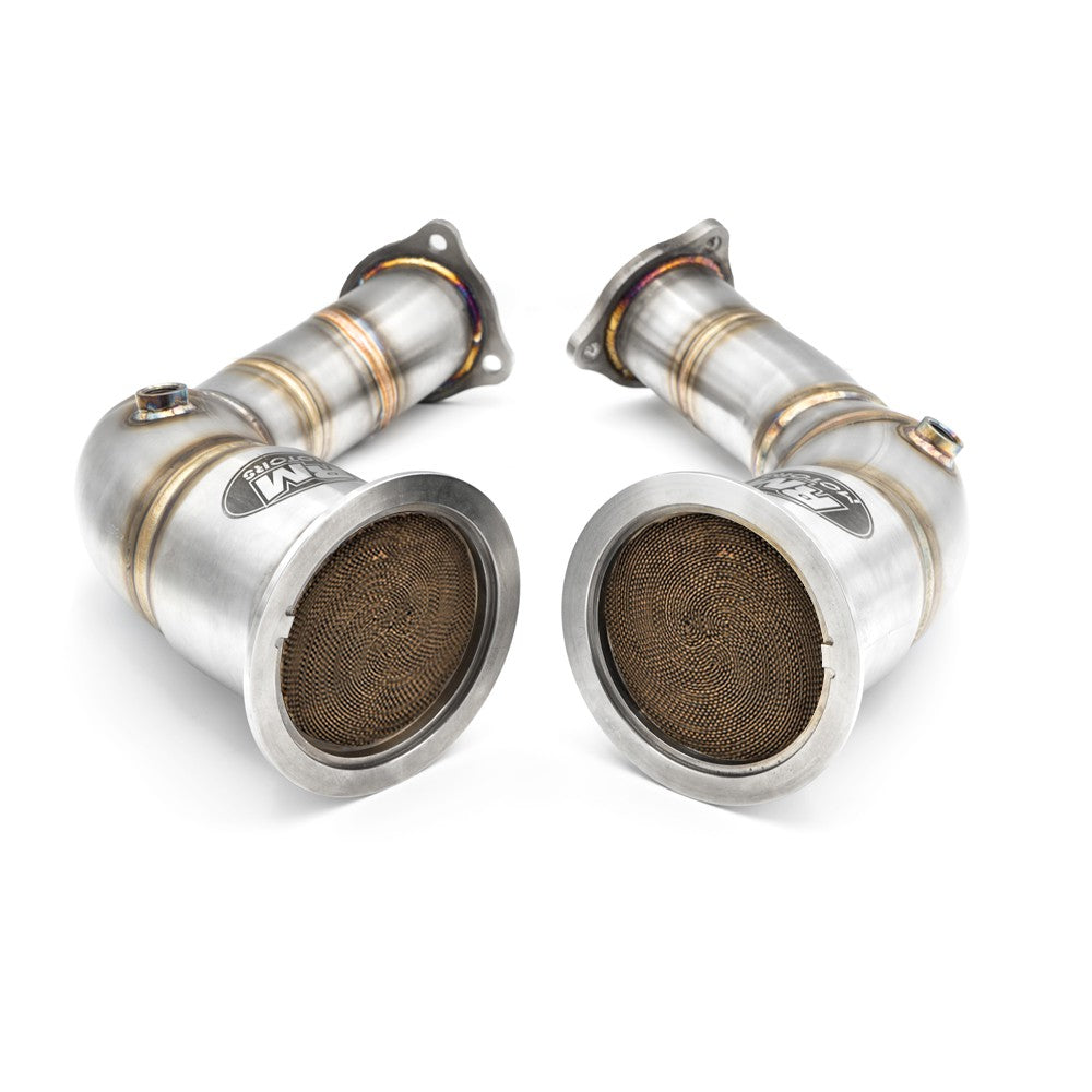 Downpipe sportivo Audi RS4 B9, RS5 B9 model without OPF/GPF in acciaio inox 76mm