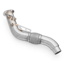 Load image into Gallery viewer, Downpipe sportivo BMW E83 X3 30d M57N2 in acciaio inox 76mm