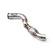 Load image into Gallery viewer, Downpipe sportivo BMW Serie 3 E90, E91 318d, 320d M47N2 in acciaio inox 63,5mm