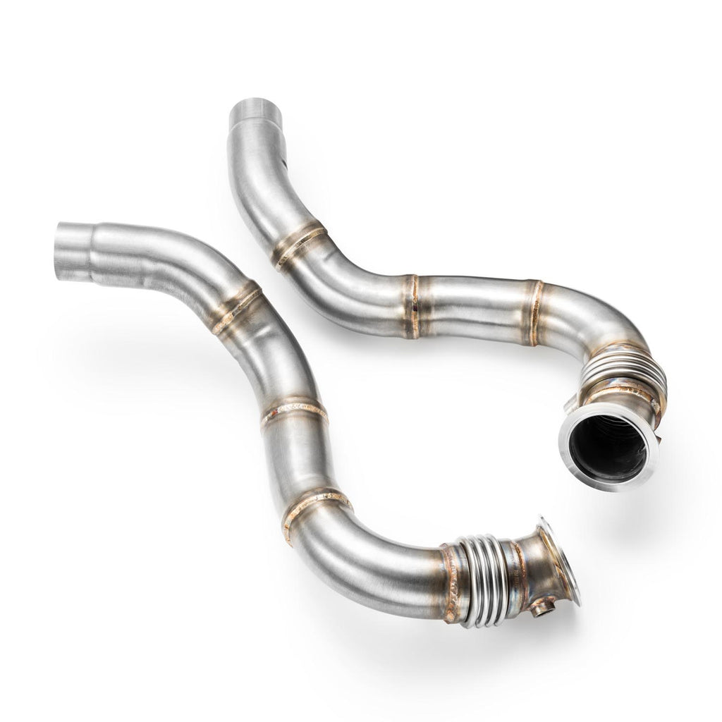 Downpipe sportivo BMW F85 X5 M S63R in acciaio inox 76mm