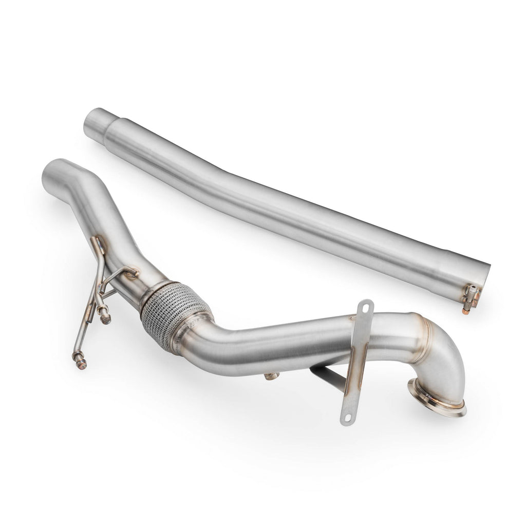 Downpipe sportivo Skoda Superb Mk3 2.0 TSI in acciaio inox 76mm