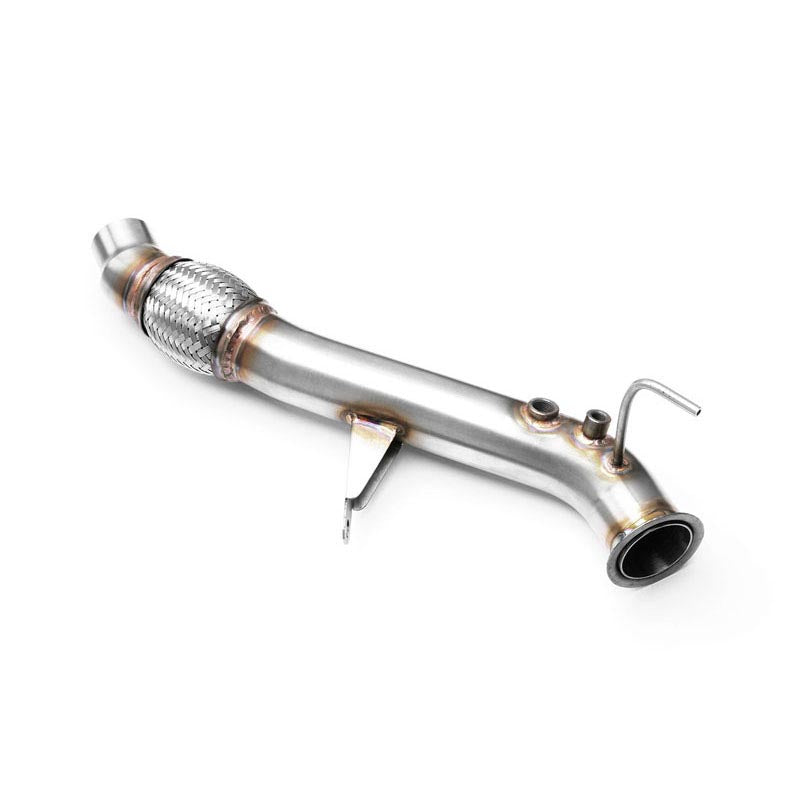 Downpipe sportivo BMW Serie 3 E90, E91 318d, 320d M47N2 in acciaio inox 63,5mm