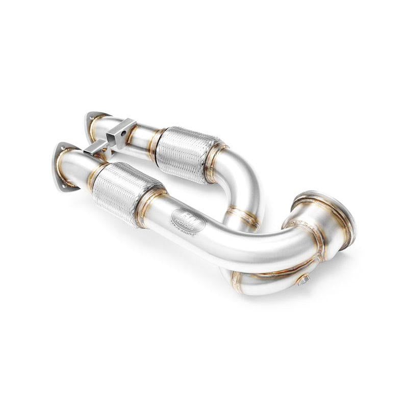 Downpipe sportivo Audi RS3 8P 2.5 TFSI in acciaio inox 76mm