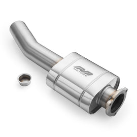 Downpipe sportivo Audi A4, S4 in acciaio inox 76mm