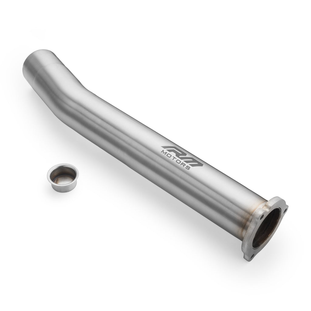 Downpipe sportivo Audi A4, S4 in acciaio inox 76mm
