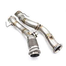 Load image into Gallery viewer, Downpipe sportivo BMW X4 F98 X4M S58 in acciaio inox 76mm