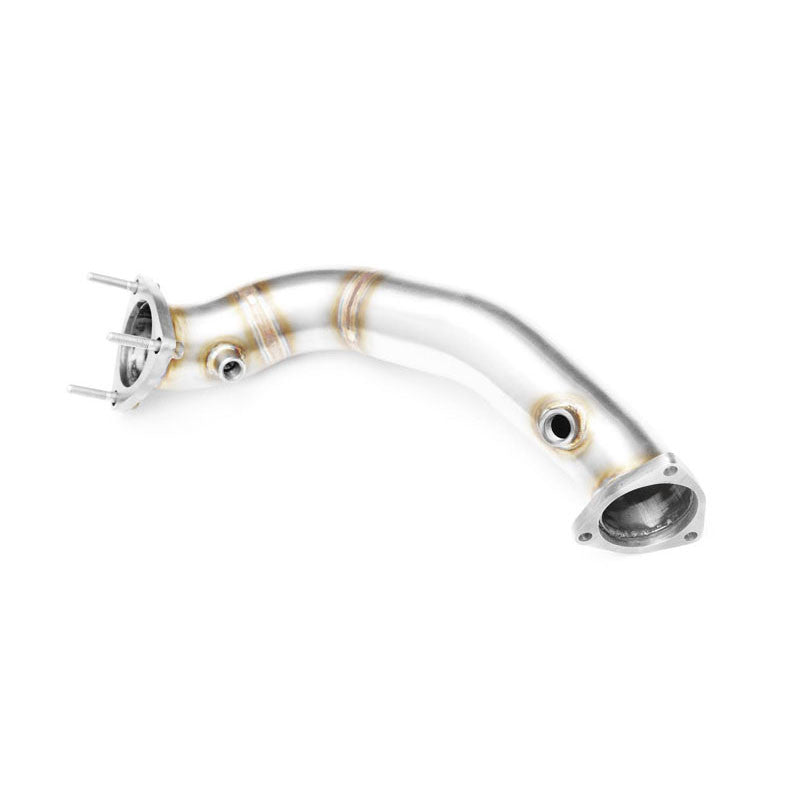 Downpipe sportivo Audi A4 B7 2.7, 3.0 TDI in acciaio inox 63,5mm