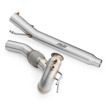 Load image into Gallery viewer, Downpipe sportivo Volkswagen Golf, Polo Jetta Mk5 1.6, 2.0 TDI in acciaio inox 76mm