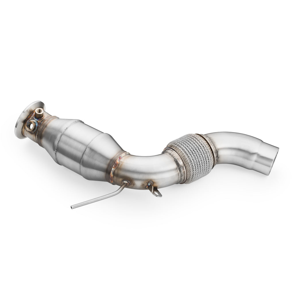Downpipe sportivo BMW F25 X3 30dx N57N in acciaio inox 76mm