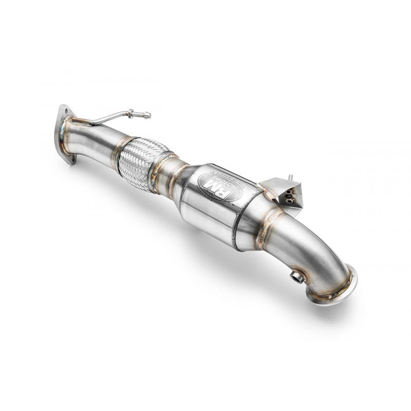 Downpipe sportivo Ford Focus ST Mk3 2.0T in acciaio inox 76mm