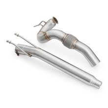 Load image into Gallery viewer, Downpipe sportivo Volkswagen Golf VI 2.0 TDI in acciaio inox 76mm