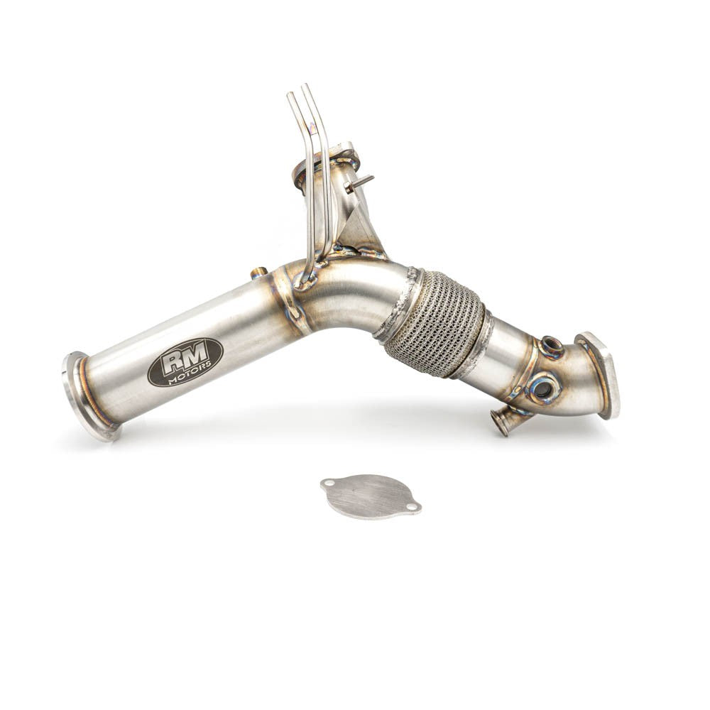 Downpipe sportivo BMW Serie 5 G30 540d B57 in acciaio inox 80mm