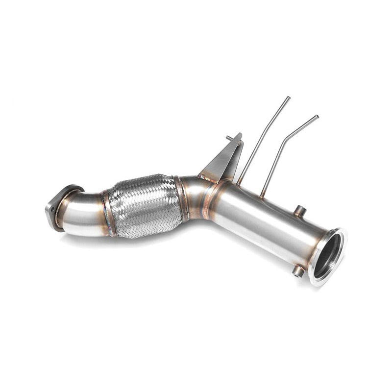 Downpipe sportivo BMW Serie 5 F10, F11 550dx N57X in acciaio inox 88,9mm