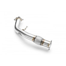 Carica l'immagine nel visualizzatore di Gallery, Downpipe sportivo Audi A6 C7 3.0 TDI in acciaio inox 76mm