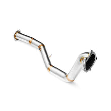 Carica l'immagine nel visualizzatore di Gallery, Downpipe sportivo Subaru Impreza WRX Mk3 N15 2.5T in acciaio inox 76mm