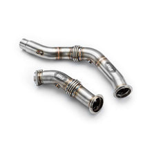 Load image into Gallery viewer, Downpipe sportivo BMW F82, F83 M4 S55 US version in acciaio inox 76mm