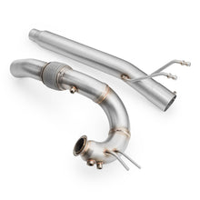 Load image into Gallery viewer, Downpipe sportivo Volkswagen Golf, Polo Jetta Mk5 1.6, 2.0 TDI in acciaio inox 76mm