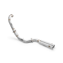 Kit downpipe sportivo Audi A7 C7 3.0 TDI in acciaio inox 76mm