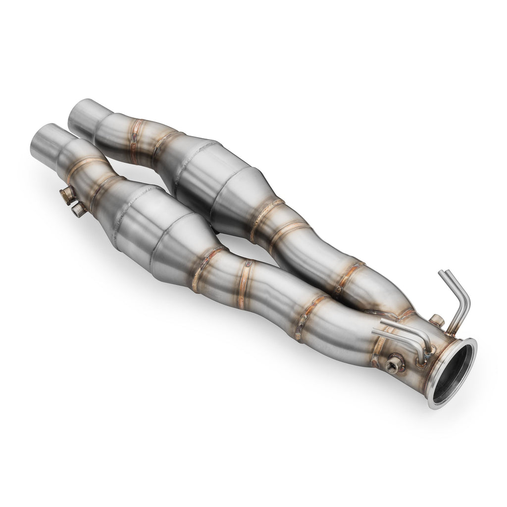Downpipe sportivo Audi RS Q3 2.5 TFSI in acciaio inox 76mm